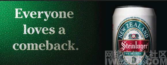 新西兰Steinlager啤酒品牌体育赛事营销《相信》