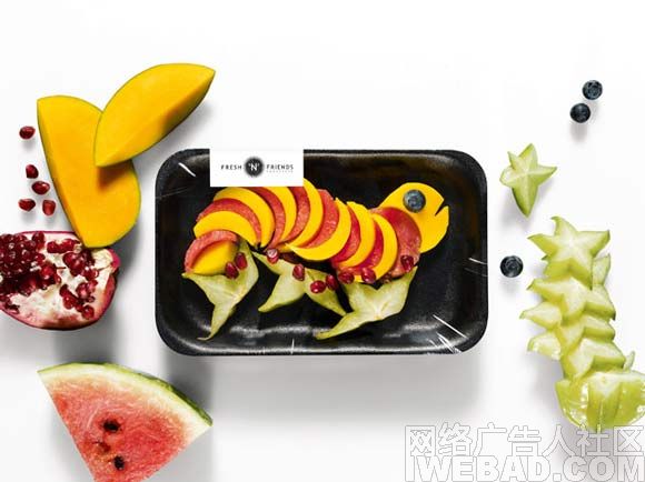 有机连锁超市儿童营销《卡通食物》