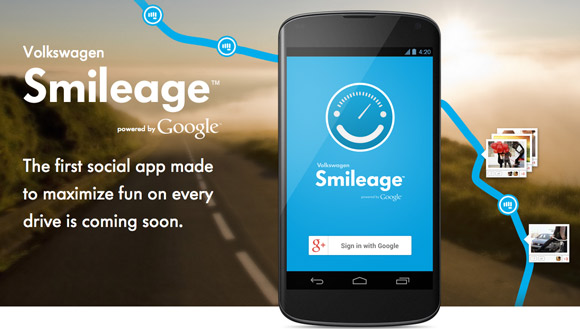 大众汽车社交驾驶App《smileage》