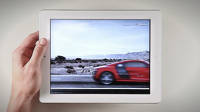 Audi(奥迪)iPad交互广告